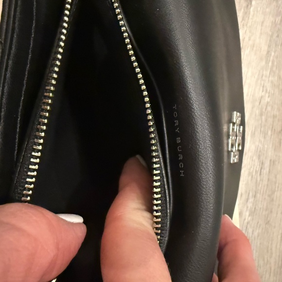 Tory Burch Black Quilted Leather Clutch - Picture 11 of 13